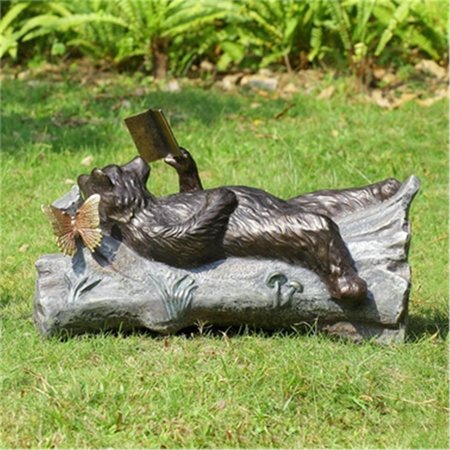 SPI Lazy Reader Garden Sculpture - 14 x 25 x 10.5 in. 34757